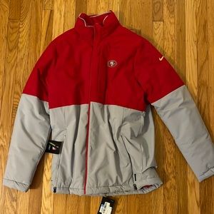 Nike San Francisco 49ers Sideline Shield Performance Full-Zip Men's Jacket